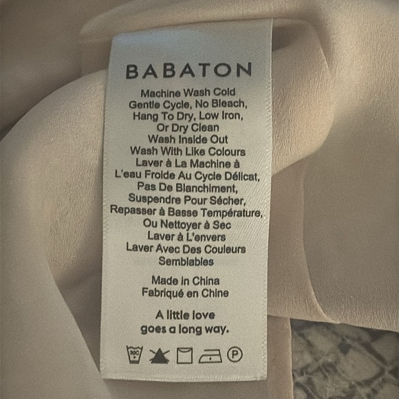 Aritzia Babaton Wallace Wrap Dress Snakeskin Animal Print Size M‎ Mini Sundress - Picture 10 of 11